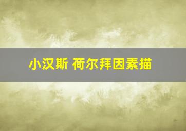 小汉斯 荷尔拜因素描